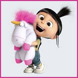 Agnes finds a unicorn, the Minions Movie Amazon.com