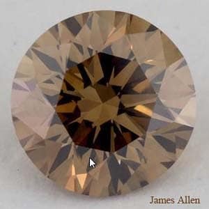 Fancy brown color diamond from James Allen