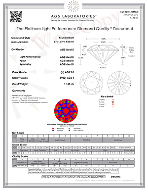 Ritani diamond review, Ritani Reserve Ideal AGSL 104062544028 D-G9QH5J