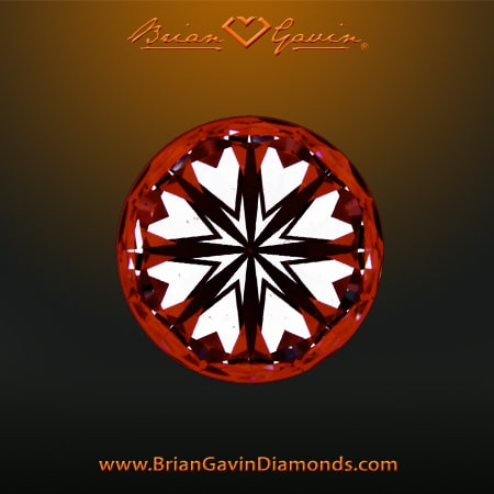 8 carat, hearts and arrows diamond from Brian Gavin, AGSL 104082870001