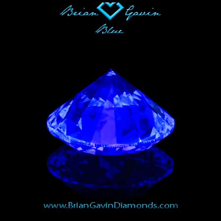 Medium blue fluorescence, 4 carat, H-color diamond, Brian Gavin, AGSL 104065989001