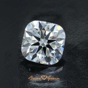 Black by Brian Gavin Cushion cut diamond