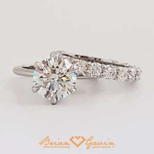 2 Carat Solitaire Brian Gavin Diamonds