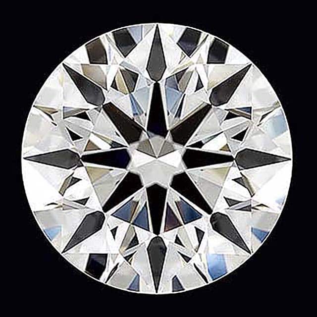 James Allen True Hearts diamond, 3.17 carats, H-color, VVS1 clarity, AGS Ideal-0 cut.